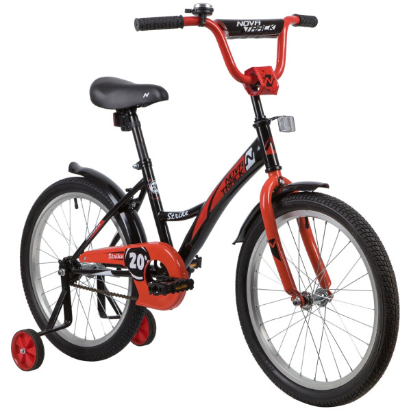 Велосипед Novatrack 203STRIKE.BKR20 черный/красный