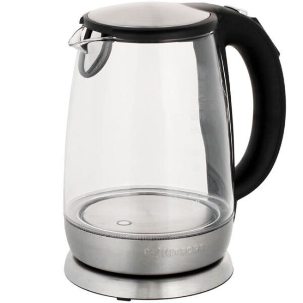 Чайник электрический Kitfort КТ-628 серебристый