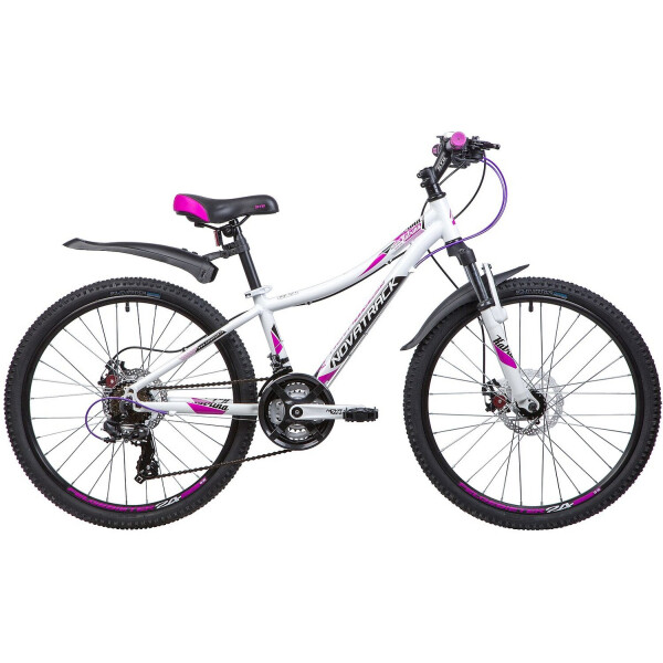 Велосипед Novatrack 24AHD.KATRINA.12WT9 белый