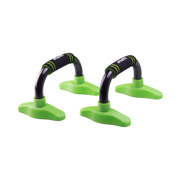 Упоры для отжиманий Starfit BA-302 черный/зеленый