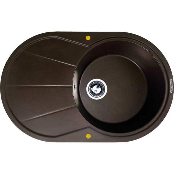 Кухонная мойка Zigmund & Shtain Kreis OV 770B швейцарский шоколад