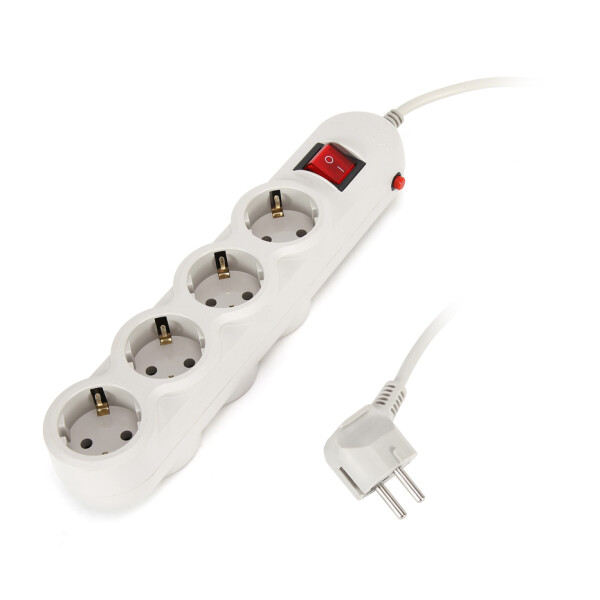 Сетевой фильтр Supra SF-7-ES-1.8M light grey