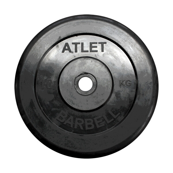 Диск обрезиненный MB Barbell Atlet MB-AtletB51-10