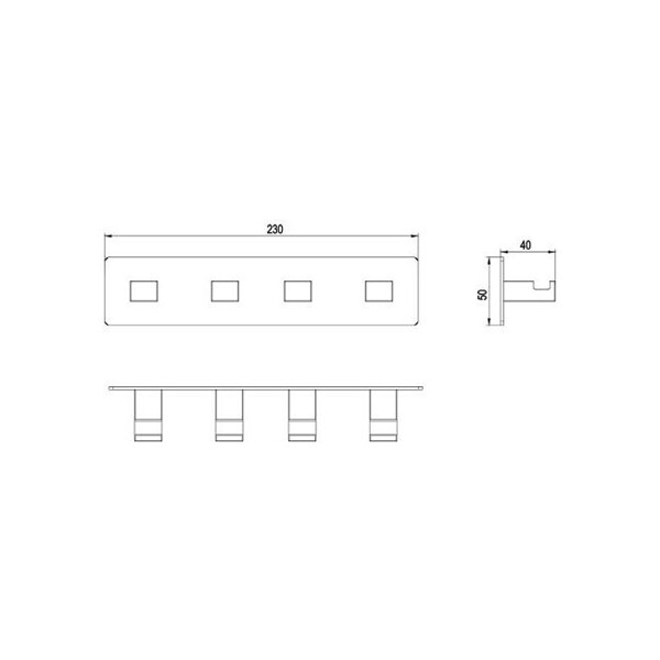 Крючок Timo Selene 10015/00 chrome