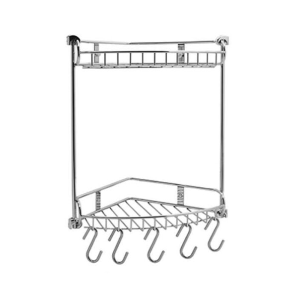Полка металлическая угловая двойная WasserKraft K-1222