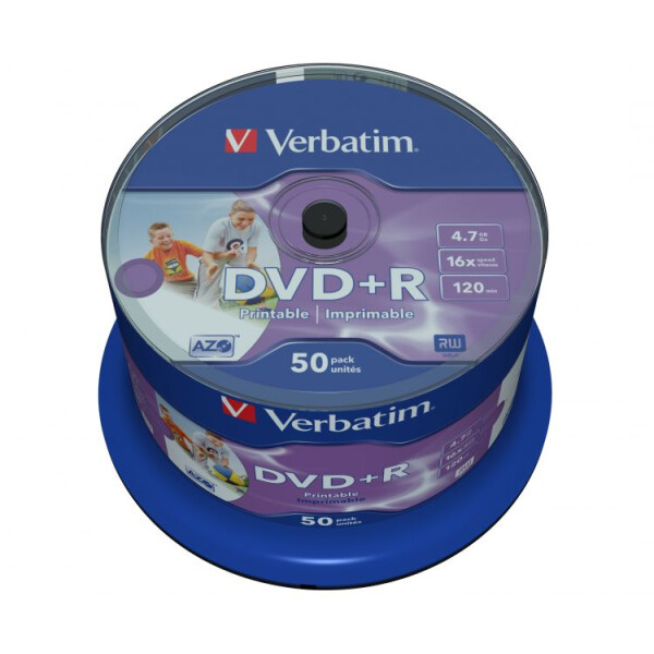 Диск DVD+R Verbatim 4.7GB 43512
