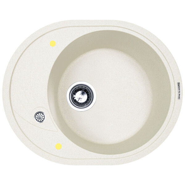 Кухонная мойка Zigmund & Shtain Kreis OV 575 индийская ваниль