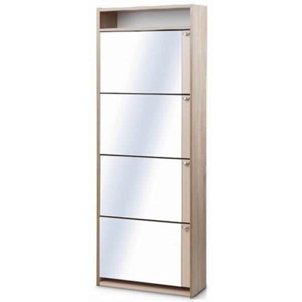 Обувница Vental К-4S зеркало/дуб санома