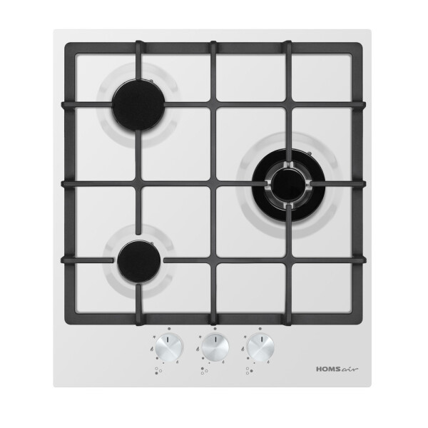Встраиваемая газовая варочная панель HOMSair HGE433TGCWH