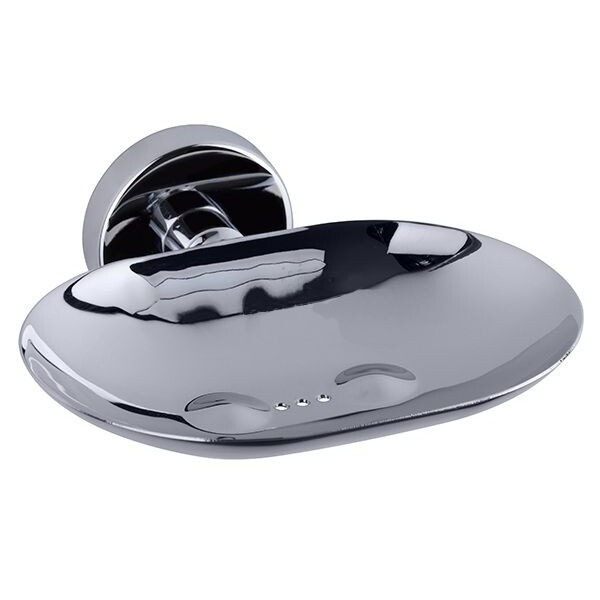 Мыльница хромированная большая Rainbowl 2233