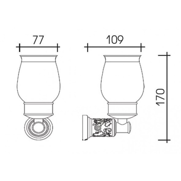 Стакан Schein Carving 7065011