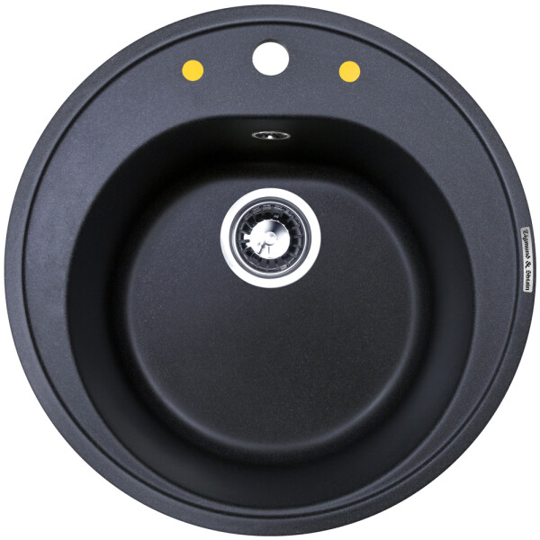 Кухонная мойка Zigmund & Shtain Kreis 505 темная скала