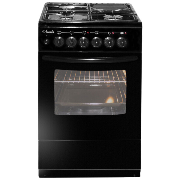 Комбинированная плита Лысьва ЭГ 1/3г01 М2С-2у черный без крышки