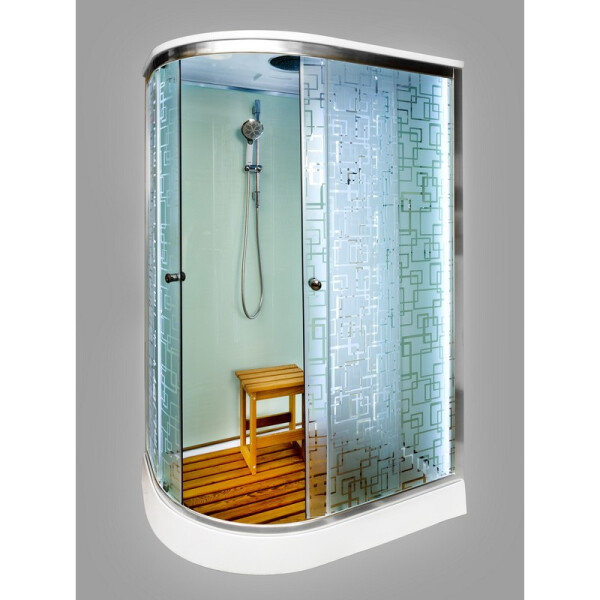 Душевая кабина Deto EM1512RLED+GM