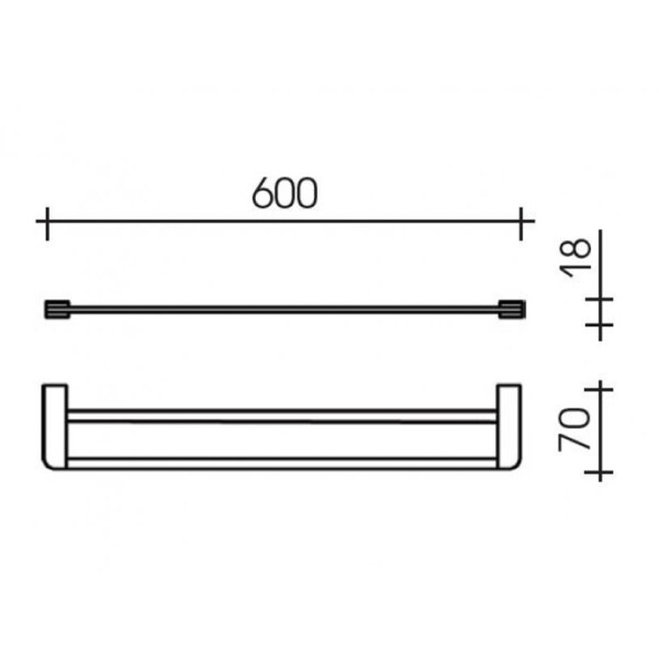 Полотенцедержатель Schein Allom 22821