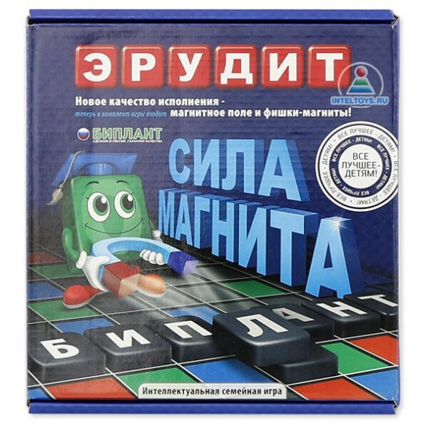 Настольная игра Биплант Эрудит Магнитный (10001)