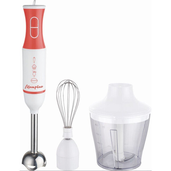 Блендер погружной Матрёна MA-174 белый/красный