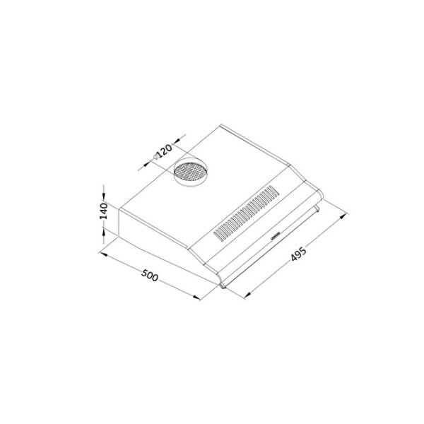 Вытяжка ORE Grong 50 white