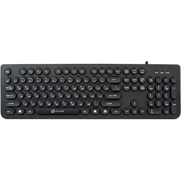 Клавиатура Oklick 400MR черный
