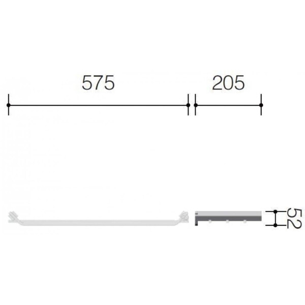 Полка для полотенца Schein Watteau 1210B