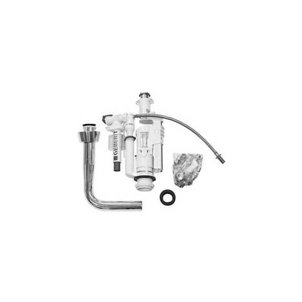 Смывной механизм с трубой GSI (BZCR) хром